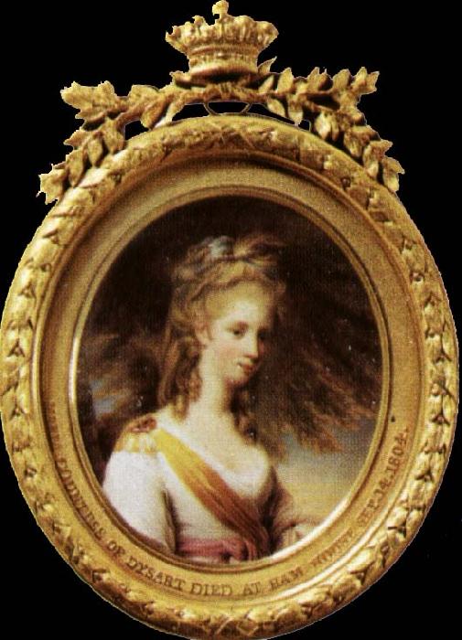 BONE, Henry Miniature of lady dysart oil painting picture